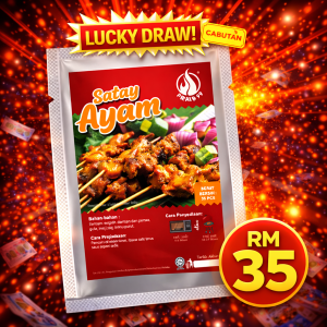 [Lucky Draw] Satay Ayam : 25-28g (1pack : 35pcs)